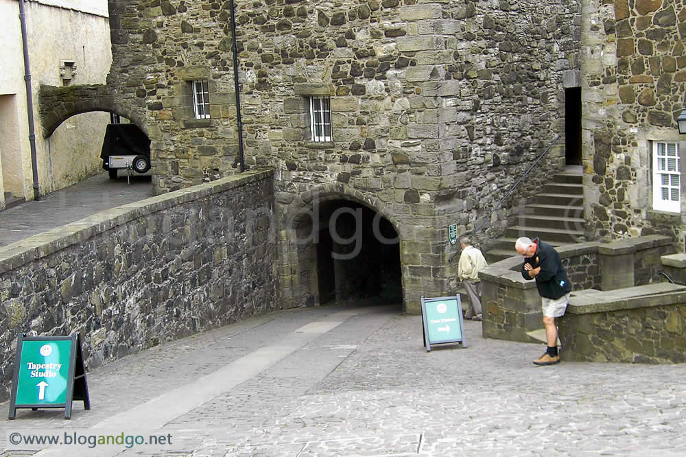 The oldest gate in Stirling castle